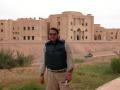 Chrisas Kline Sadamo Huseino rūmuose Tikrito mieste
