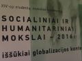 konferencija "Socialiniai ir humanitariniai mokslai - 2016: iššūkiai globalizacijos kontekste"