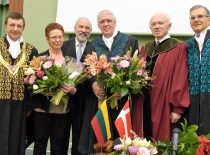 Garbės daktaro vardo suteikimo Hansui Peteriui Jensenui ceremonija