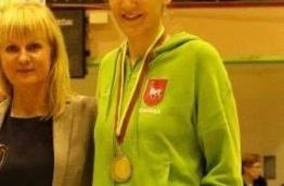 Lietuvos fechtavimo taurėje 2015 Paulina Bajorūnaitė iškovojo sidabro medalį