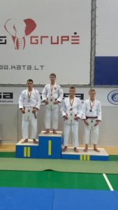 KTU studentas Audrius Labutis Lietuvos dziudo čempionate užėmė antrąją vietą