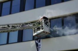 KTU Elektronikos rūmuose įvyko žaibiška gelbėjimo operacija