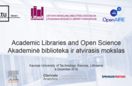 Konferencija „Akademinė biblioteka ir atvirasis mokslas“