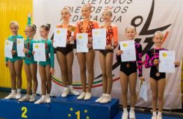 Kaune pirmą kartą vyko aerobinės gimnastikos čempionatas – „KTU Open Cup“