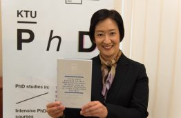 KTU doktorantė iš Japonijos apsigynė disertaciją apie M. K. Čiurlionio kūrybą