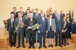 Už nuopelnus technologijos mokslų srityje KTU mokslininkams įteikta Lietuvos mokslo premija