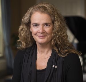 GG05-2017-0293-001
August 8, 2017 
Rideau Hall, Ottawa, Ontario, Canada

Julie Payette poses for her official photo in the Long Gallery at Rideau Hall, in Ottawa, Ontario, on August 8th, 2017, ahead of her installation ceremony as the 29th Governor General of Canada.

Julie Payette pose pour sa photo officielle dans le Grand salon  Rideau Hall  Ottawa, en Ontario, le 8 aot 2017, en amont de sa crmonie dÕinstallation  titre de 29e gouverneure gnrale du Canada.

Credit: Sgt Johanie Maheu, Rideau Hall, OSGG