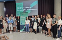 KTU atstovai dalyvavo ECIU universiteto mokslo konferencijoje Barselonoje