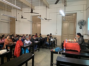Knygos pristatymas Kalkutos universitete