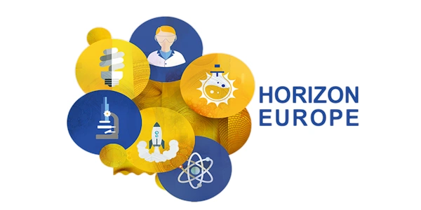 Programos "Horizon Europe" logotipas.