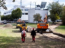 Startavo KTU Studentų miestelio bendrųjų erdvių pertvarka: pasitiks atnaujinti pėsčiųjų ir dviračių takai, bus įrengtas amfiteatras