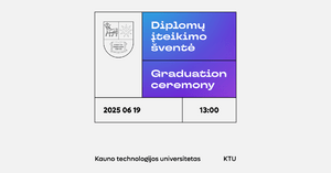 KTU diplomų įteikimo šventė