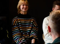 young woman smilling