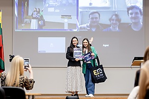 KTU Studentų mokslinės draugijos komanda laimėjo pirmąją vietą nacionaliniame švietimo hakatone