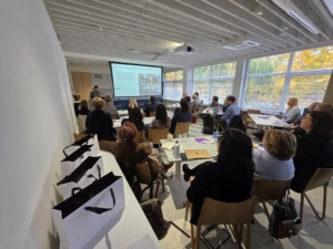 Akimirka iš mokymų mokytojams