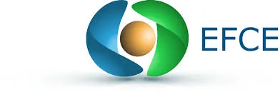 Europos cheminės inžinerijos federacijos logotipas, nukreipiantis vartotojus į https://efce.info/ puslapį