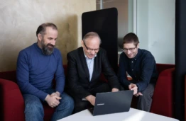 A. Luko&scaron;evičius su KTU Biomedicininės inžinerijos instituto kolegomis