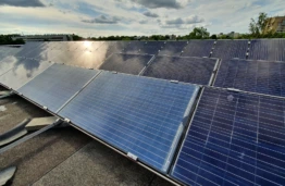 Saulės baterijos, padengtos KTU mokslininkų sukurta danga ant KTU EEF stogo