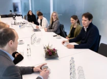 John Algirdas Kazickas susitikime su KTU studentais ir administracija