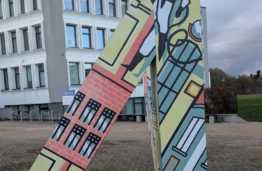 KTU studentų miestelyje &ndash; skulptūra tarptautinėms dizaino partnerystėms