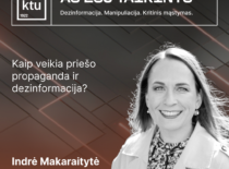 Diskusija „Aš esu taikinys. Dezinformacija. Manipuliacija. Kritinis mąstymas“. Pranešėja – Indrė Makaraitytė