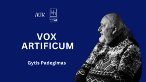VOX ARTIFICUM | Pokalbis apie meną, kūrybą ir ieškojimus su Gyčiu Bernardu Padegimu